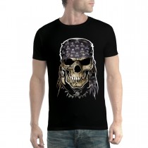 Pirate Skull Mens T-shirt XS-5XL