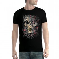 Cyborg Skull Robot Mens T-shirt XS-5XL