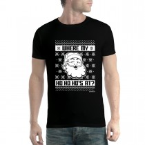 Santa Claus Christmas Retro Men T-shirt XS-5XL