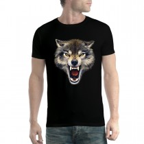 Wolf Attack Mens T-shirt XS-5XL