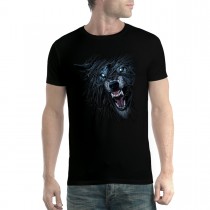 Wolf Fangs Werewolf Mens T-shirt XS-5XL
