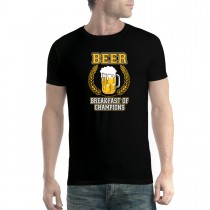 Beer Alcohol Breakfast Of Champions Men T-shirt XS-5XL New