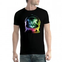 Astronaut Space Cat Men T-shirt XS-5XL New