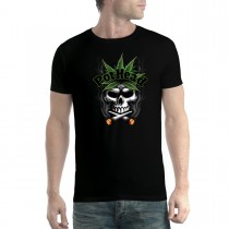 Pothead Skull Smoking Joints Men T-shirt XS-5XL New