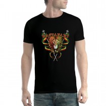 Rastafari Lion Rasta Jamaica Mens T-shirt XS-5XL