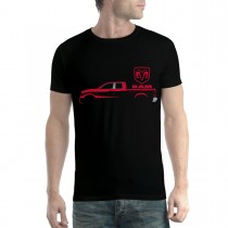 Dodge Red Ram Hemi Pickup Men T-shirt XS-5XL