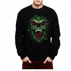 Thorn Rose Skull Horror Men Sweatshirt S-3XL New