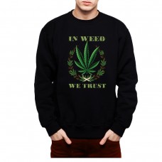 Cannabis Weed Smoke Men Sweatshirt S-3XL New
