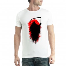 Grim Reaper Scythe Death Crows Mens T-shirt XS-5XL