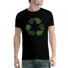 Recycle Sign Clean Earth Mens T-shirt XS-5XL