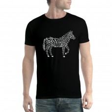 Zebra Bones X-Ray Mens T-shirt XS-5XL