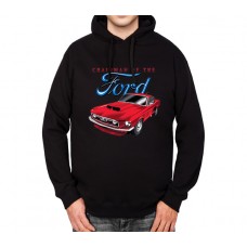 Ford Mustang 1965 Classic Car Mens Hoodie S-3XL