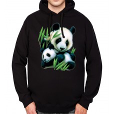 Panda Cub Mens Hoodie S-3XL