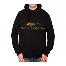 Ford Mustang Grille Gold Logo Mens Hoodie S-3XL