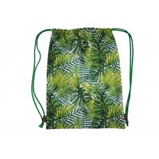 Handmade Drawstring Backpack Waterproof Bag Sport Travel Hiking Flowers