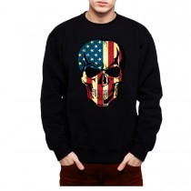 American Skull USA Mens Sweatshirt S-3XL