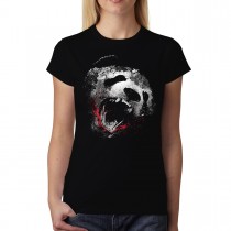 Killer Panda Face Animals Women T-shirt XS-3XL New