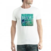 Beach Please Sign Summer Men T-shirt XS-5XL New