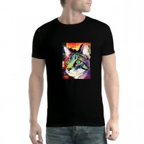 Colourful Cat Men T-shirt XS-5XL New