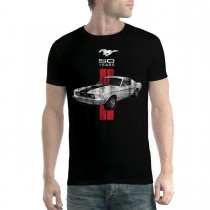 Mustang 50 Years Classic Car Logo Men T-shirt XS-5XL