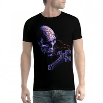 Rosary Skull Crucifix Men T-shirt XS-5XL New