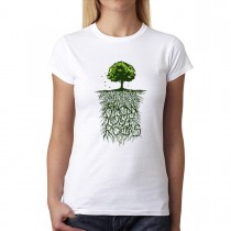 Tree Roots Nature Womens T-shirt XS-3XL