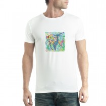 Angelfish Cubism Men T-shirt XS-5XL