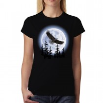 Flying Eagle Dark Night Women T-shirt XS-3XL New