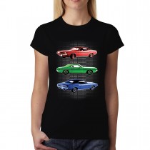 1970 Dodge Challenger Classic Car Women T-shirt XS-3XL