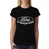Ford Mustang Logo American Classic Womens T-shirt XS-3XL