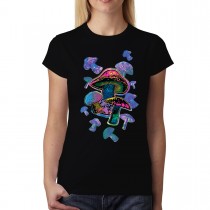 Magic Mushrooms Womens T-shirt XS-3XL