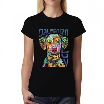 Dalmatian Dog Love Womens T-shirt XS-3XL