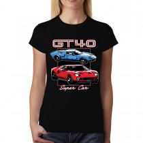 Ford GT40 Le Mans Womens T-shirt S-3XL