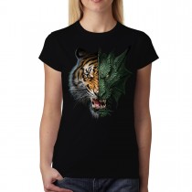 Dragon Tiger Womens T-shirt XS-3XL