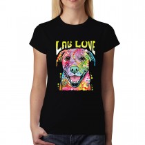 Labrador Dog Friend Womens T-shirt XS-3XL