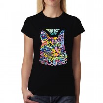 Cat Love Friend Womens T-shirt XS-3XL