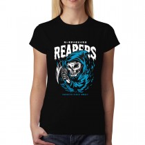Grim Reaper Death Scythe Women T-shirt XS-3XL