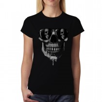 Sunglasses Skull Reflection Womens T-shirt XS-3XL
