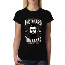 The Beard Hipster Chosen One Moustache Womens T-shirt XS-3XL