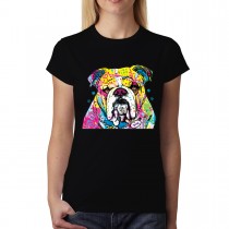 Bulldog Friend Womens T-shirt XS-3XL