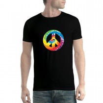 Peace And Love Sign Men T-shirt XS-5XL