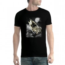 Wild Wolves Moon Men T-shirt XS-5XL