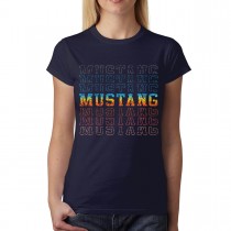 Ford Mustang Womens T-shirt M-3XL