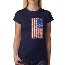 US Flag Patriot Womens T-shirt XS-3XL