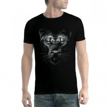 Panther Green Eyes Animals Men T-shirt XS-5XL New