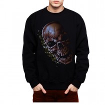 Cracked Skull Horror Men Sweatshirt S-3XL New