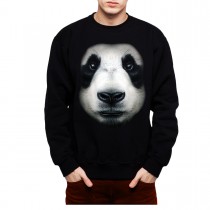 Panda Face Animals Men Sweatshirt S-3XL New