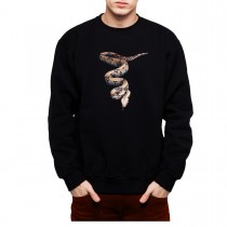 Python Snake 3D Animals Men Sweatshirt S-3XL New