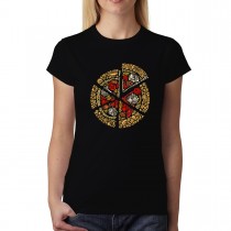 Pizza Slice Dough Cheese Womens T-shirt XS-3XL