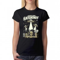 Saturn Alien UFO Women's T-shirt